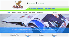 Desktop Screenshot of falconprinting.com